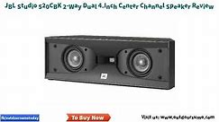 JBL Studio 520CBK 2 Way Dual 4 Inch Center Channel Speaker Review and Buying Guide by outdoorsumo