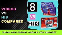 Video8 vs Hi8 : Difference Between Video8 and Hi8 8mm Video