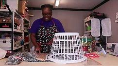 DIY -Christmas Tree | Laundry Basket Christmas Tree