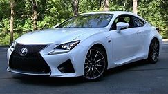 2015 Lexus RC F Start Up, Road Test, and In Depth Review