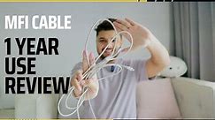Best MFi iPhone Charging Cables | Apple Certified Cables | After 1 Year use Review