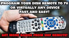 Quickly Program Your Dish Network Remote Control to ANY DEVICE!
