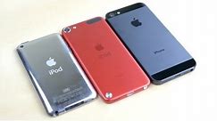 iPod touch 5th Generation vs iPhone 5 vs iPod touch 4G