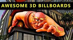 Amazing 3D billboards in China