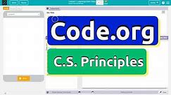 Code.org Lesson 1: Learning Data Tutorial - Unit 9 Data C.S. Principles