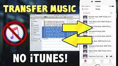 How to Transfer Music from iPhone to Computer WITHOUT iTUNES & from Computer to iPhone! (2018)