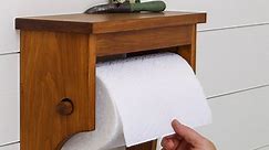 Easy DIY Wall-Mount Paper Towel Holder (  Shelf) | Saws on Skates®