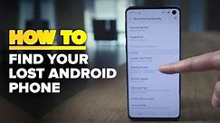 How to find your lost Android phone