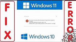 FIX Unarc.dll Returned Error Code 14 Windows 10 11 (Downloading Updating Program Game Decompressing)