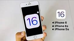 How to update iOS 12.5.7 to 16 or 15😍|| install iOS 16 on iPhone 6,6s