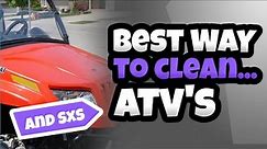 Best way to wash your ATV or Side by Side