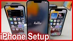 How To Setup The iPhone 13 Pro Max Tutorial - How To Setup A New iPhone