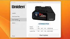 New Uniden Update Software: Change & Backup Settings