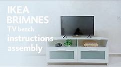 IKEA BRIMNES TV bench assembly instructions