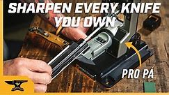 Sharpen Every Knife You Own on the Professional Precision Adjust Knife Sharpener