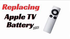 How To Change The Battery In An Apple TV Remote | 2021