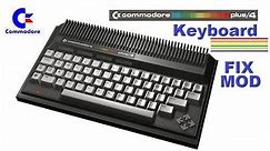Commodore Plus/4 - Keyboard fix mod using simple pins.