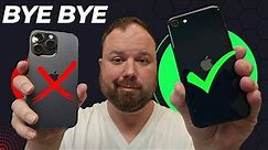 Goodbye iPhone 14 Pro Max, Hello iPhone SE 2022. Why I Went Back!