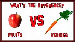 The Difference Between Fruits and a Vegetables.