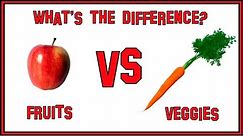 The Difference Between Fruits and a Vegetables.