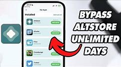 How to Setup AltStore Unlimited Days on iPhone | No Revokes!