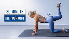 30 MIN Lower Body HIIT Workout - Tone and Grow your LEGS & GLUTES - No Equipment - No Repeat