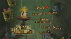 Alice in Wonderland (1951) - Dvd Menu Walkthrough