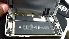Remove iPhone 7, 8, or X battery screws Tri Point Y000 Screws