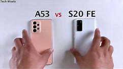SAMSUNG A53 5G vs S20 FE - SPEED TEST