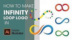 How to Make Infinity Loop Logo /icon in Adobe illustrator