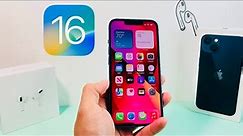 iOS 16 OFFICIAL on iPhone 13 (Review)