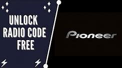How unlock Pioneer x930bt AVIC-F930BT password code generator free