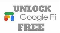 Unlock Google Fi Phone - Unlock phone Google Fi free