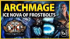 [PoE 3.24] Kitava's Ice Nova of Frostbolts Archmage Hierophant, Full Build Guide