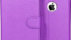iPhone 6 Case, BUDDIBOX [Wallet Case] Premium PU Leather Wallet Case with [Kickstand] Card Holder and ID Slot for Apple iPhone 6, (Purple)