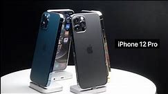 iPhone 12 Pro design & colors Review！ Graphite vs Pacific blue! &gold, silver