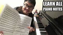 How to Read Sheet Music for ALL 88 Piano Notes in 10 minutes