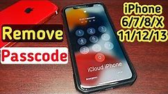 iPhone Forgot Passcode Remove 100% Free | How To Unlock iPhone Password Lock | Unlock Passcode
