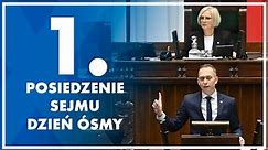 1. Posiedzenie Sejmu - dzień ósmy, 7 grudnia 2023 r.