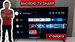 LED TV Sharp 65 Inch 4T-C65CK1X / 65CK1X 4K UHD AndroidTV HDMI USB