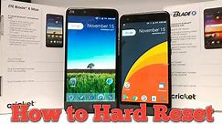 How to Hard Reset ZTE Blade X And ZTE Blade Xmax