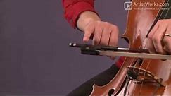 How To Hold A Cello Bow with Mike Block