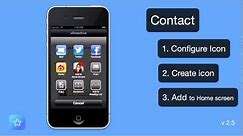How to Create a Contact Icon on your iPhone or iPad