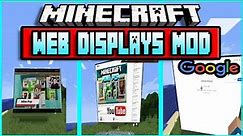 Web Display mod 1.12.2 Minecraft BROWSE THE INTERNET IN MINECRAFT Mod review and showcase