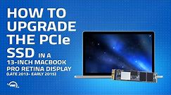 How to Upgrade the PCIe SSD in a 13-inch MacBook Pro w/ Retina display (Late 2013 - Early 2015)