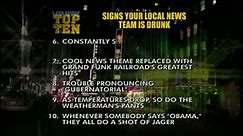 David Letterman Drunk News Team Top Ten 2011