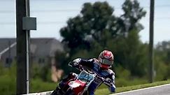@seandylankelly playing moto-limbo. 🤯 #supermoto #DayInMyLife #drift #professional #motorsport