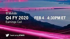 T-Mobile Q4 2020 Earnings Call Livestream