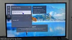 LG Smart TV: How To Turn OFF Energy Saving