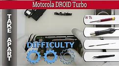 How to disassemble 📱 Motorola DROID Turbo Take apart Tutorial